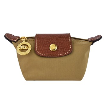 [平輸版]LONGCHAMP LE PLIAGE原創系列水餃零錢包(沙漠)真品平輸