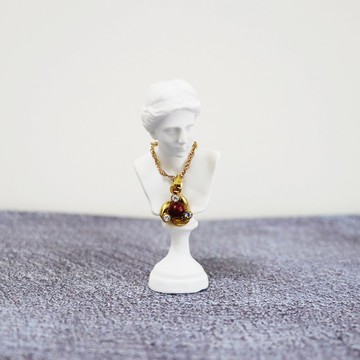 巴黎復古紅瑪腦 項鍊