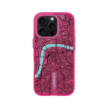 iPhone 16 Pro Clear 粉漾桃 - JOCR - London (Black Logo)