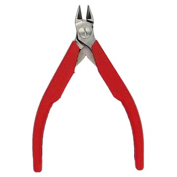 BAHCO 魚牌 錐形頭微型電子斜口鉗 微突切口  紅色  1件