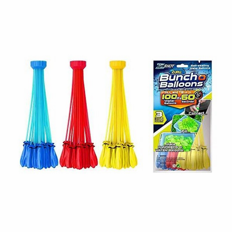 Zuru ズール 自動密封 水風船 100個 アソートカラー 並行輸入 通販 Lineポイント最大get Lineショッピング