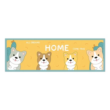 卡通廚房地墊 聚酯纖維  40 x 120cm  等你回來  1個