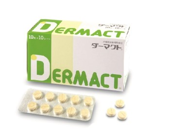 [公司貨]  DERMACT 犬貓 膚錠 寵物營養保健營養品 -100錠～日本全藥 似歐善鋅.膚錠.膚寶