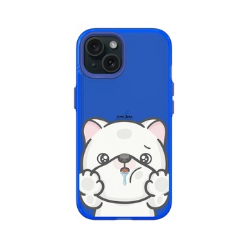 iPhone 15 Clear 激光藍 - 嗨小強 Hi John - 看玻璃