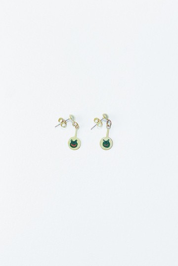 手繪耳環 - 青蛙