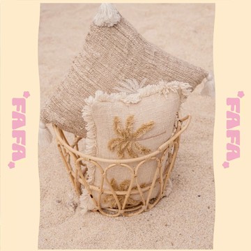 隔日到貨｜峇里島渡假風棉麻抱枕 沙發床頭靠墊 靠枕靠腰裝飾枕 居家佈置擺飾款｜FAFA 發發家居 台灣