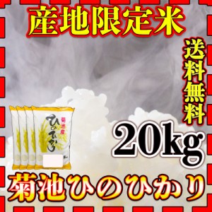 お米 米 20kg 白米 送料無料 熊本県 菊池産 ひのひかり あす着 新米 令和5年産 ヒノヒカリ 5kg4個 産地限定米 くまもとのお米