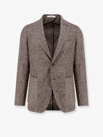 Single-breasted prince of wales blazer - TAGLIATORE - gender_Man