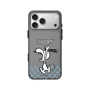 iPhone 17 Pro Max Clear (相機按鈕) 酷墨灰 - 史努比 Snoopy - 吶喊
