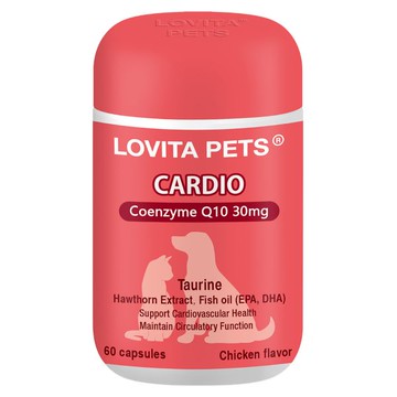 貓狗-LOVITA PETS愛維他寵物心血管保健膠囊60粒