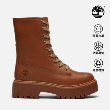 Timberland 女款鐵鏽色Stone Street厚底休閒靴|A5SAHEM6