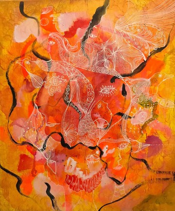 豔麗的火花 原畫作品