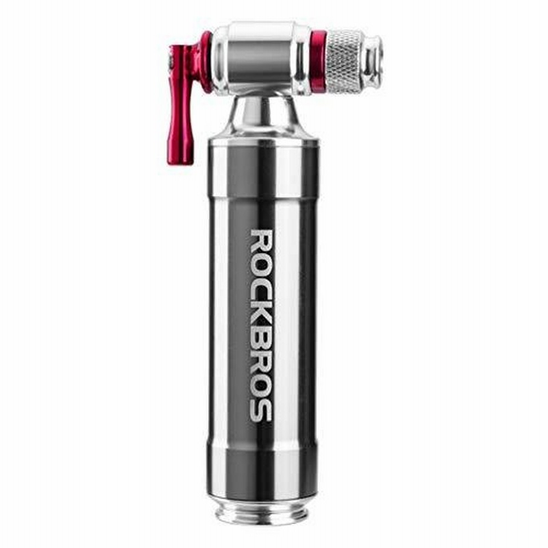 Rockbros ロックブロス Co2 ボンベ 自転車 Co2インフレーター Co2ガス保存可能 仏式 米式対応 2in1バルブ 片手操作 通販 Lineポイント最大0 5 Get Lineショッピング