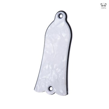 2孔鐘形鐵芯蓋 吉普森吉他琴頭鍾蓋 吉他琴頭調整杆蓋 小蓋板 PVC+賽璐珞材質 白珍珠