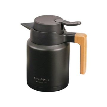 RICO真空不鏽鋼保溫壺1200ml-黑