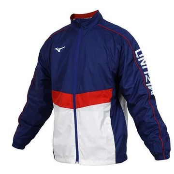 MIZUNO 男平織外套-防潑水 運動 上衣 休閒