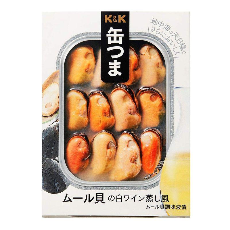 KK 缶つまレストラン ムール貝の白ワイン蒸し風 95g