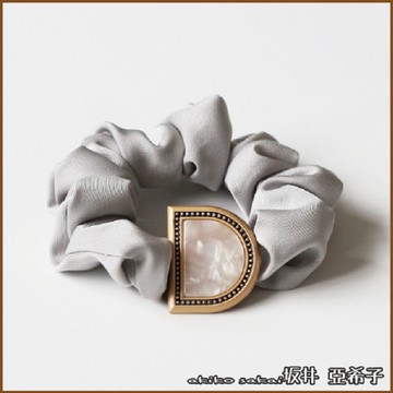 『坂井.亞希子』法式優雅字母D百搭造型髮圈