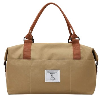 城市漫遊 多功能旅行袋手提款  卡其色  1個  28 x 22 x 45cm
