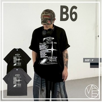 【MKST.STUDIO】韓國 Nov斑駁十字寬鬆短TEE 寬鬆短袖 落肩上衣 男生短袖 韓系短T 男生服飾 韓國男裝