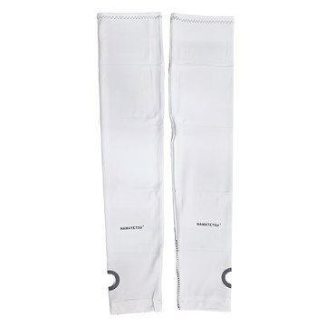 NAMATETSU 手掌防滑設計防曬冰涼袖套  女款白色  1個  53 x 17 x 14cm