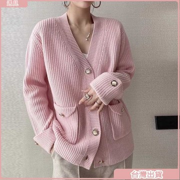 新款特價✨XL-8XL大尺碼針織開衫 特大碼280斤胖mm開衫毛衣女外套秋冬新款寬鬆慵懶風v領外穿針織衫
