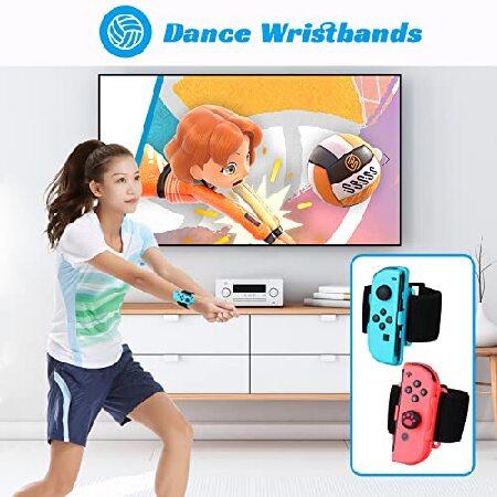 Switch Sports Accessories Bundle - 12 in 1 Family Accessories Kit for  Nintendo Switch & OLED Games：Wrist Dance Bands & Leg Strap, Comfort Grip  Case, Tennis Badminton Rackets 