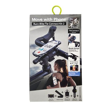 Bone 蹦克 跑步 + 單車手機綁接套組 2  1組  黑色