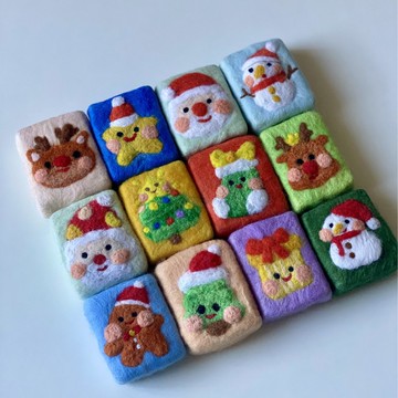 聖誕訂製禮盒 ・可愛手工羊毛皂 + 保濕唇膏 ・聖誕禮物交換首選