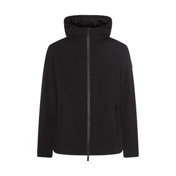 Woolrich - Black Padded Pacific Softshell Down Jacket