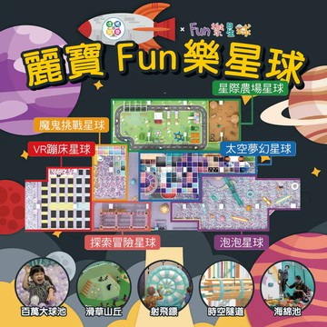 【台中】麗寶【Fun樂星球】(追風奇幻島集團)