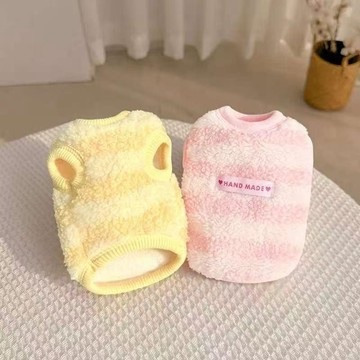 【48時熱賣】超小碼加絨背心幼貓幼犬衣服小貓小狗秋冬保暖背心防掉毛2025新款
