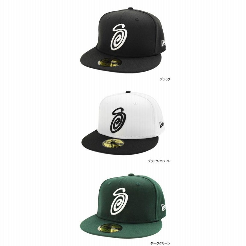 ステューシー キャップ 帽子 STUSSY ニューエラ Curly S 59Fifty 