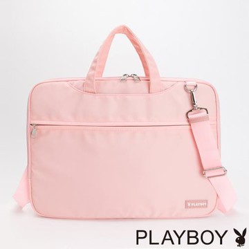 PLAYBOY - 電腦包附長背帶  Aider系列 - 粉色