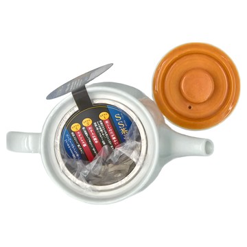 Saikai 西海陶器 日本陶瓷茶壺 簡約大容量 職人手繪燒陶蓋  金盞橙  525ml  1個