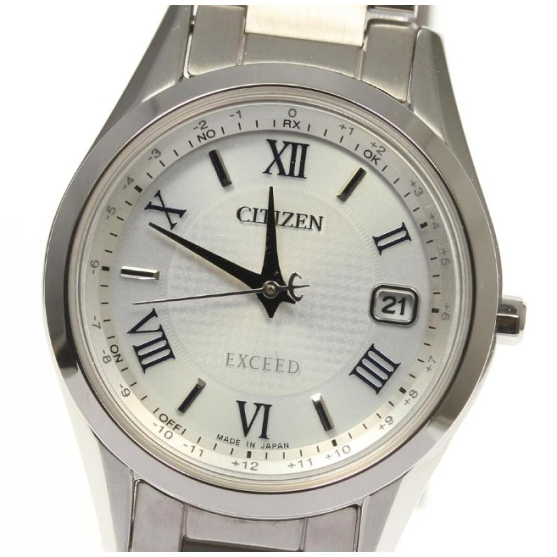 ☆美品 箱付き【CITIZEN】シチズン エクシード デイト ES9370-62A