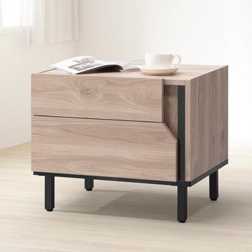 【Homelike】 喜家居二抽床頭櫃(2043)