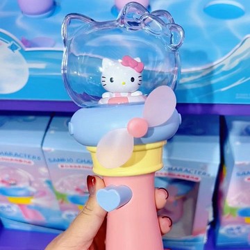 台現免運✈️正版新品 HelloKitty夏日泡泡機 美樂蒂噴霧小風扇 夏日泡泡機系列盲盒 泡泡機玩具 夏日必備 生日禮