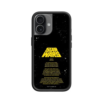 iPhone 17 Mod NX -邊框背蓋組合 (相機按鈕) 黑 - 迪士尼-星際大戰 Star Wars - 星際大戰-開場字幕