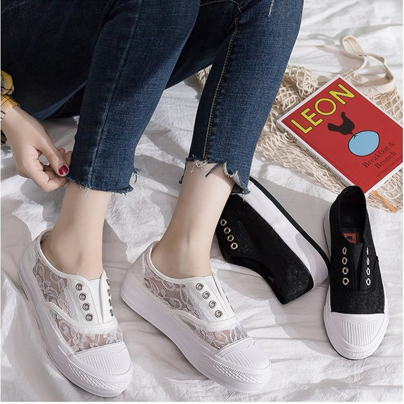 スリッポン レディースメッシュシューズ レース スニーカー コンフォート 通気 メッシュ編み 看護師 涼しい 通気性抜群 靴 履きやすい 靴 軽量 通販 Lineポイント最大0 5 Get Lineショッピング