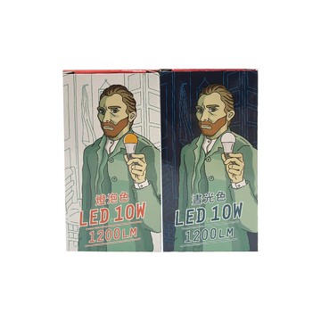 6入 旭光 LED 10W 4000K 自然光 E27 全電壓 球泡燈