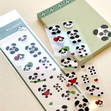 熊貓Chanibear 印章貼紙