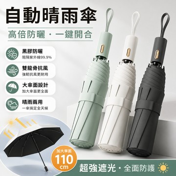 熱銷現貨🏍️全自動晴雨傘 抗紫外線 陽傘 雨傘 防風 加大傘面 兩用傘 多功能傘 摺疊傘 折疊傘 防曬傘 折疊太陽傘