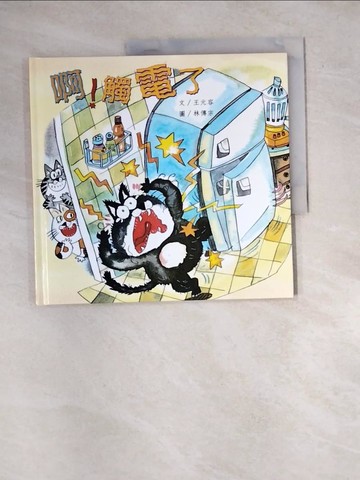 【書寶二手書T3／少年童書_R7P】啊!觸電了_王元容, 陳美玲文; 林傳宗, 郭國書繪圖; 張義文, 李竹旺攝影