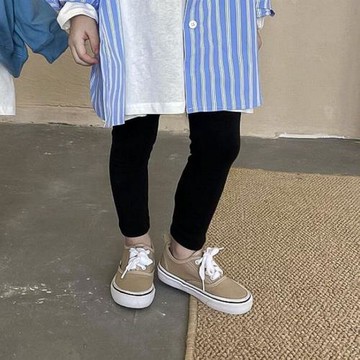 兒童純棉打底褲秋季新款羊毛拉架彈力褲女童磨毛緊身褲柔軟褲長褲