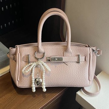 質感小眾包包女春夏百搭2025新款時尚單肩斜挎包手提鉑金凱莉包包