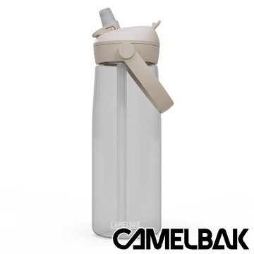 【CAMELBAK】Flip Straw多水吸管水瓶 RENEW-750ml『晶透白』C2853102075 戶外 露營 登山 健行 休閒 時尚 運動 水瓶