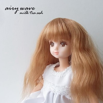 ニニアンドキノ ドールウィッグ 4.5インチ エアリーウェーブ