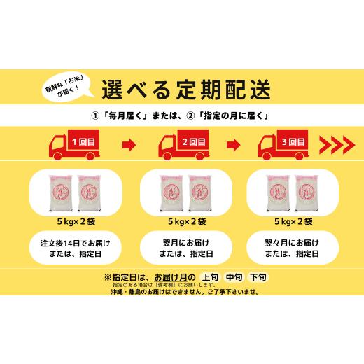 ふるさと納税 福島県 田村市   田村産  ＼定期便6回／ コシヒカリ 1俵 60kg 10kg ずつ 6回 配送ギフト 贅沢 のし対応 １週間…