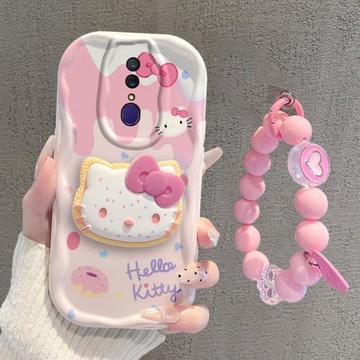 適用oppoa9手機殼a92s/a96版/a95可愛粉色kitty貓a9x卡通a97軟殼a93s少女款a91女PACM10網紅硅膠新款防摔全包